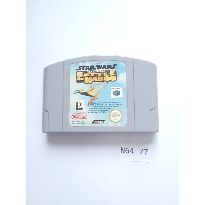 Star Wars Episode I Battle for Naboo Nintendo 64 (N64)